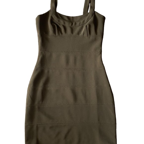 Walter Baker Dresses & Skirts - Walter Baker Olive Green Bandage Bodycon Dress - Perfect for a Night Out size XS